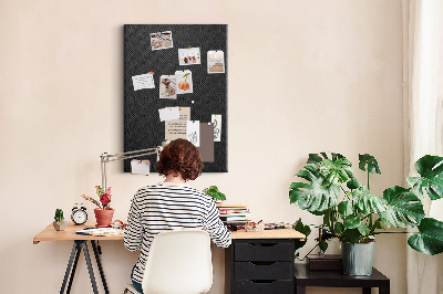 Pin board Black texture with a subtle charcoal pattern
