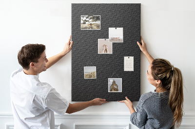 Pin board Black texture with a subtle charcoal pattern