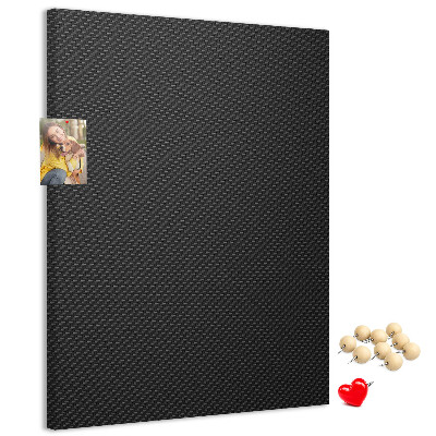 Pin board Black texture with a subtle charcoal pattern