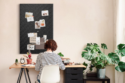 Pin board Black texture with a subtle charcoal pattern