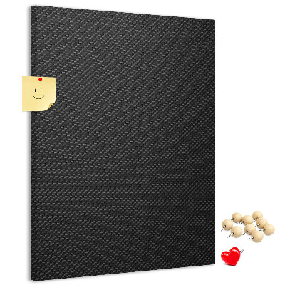 Pin board Black texture with a subtle charcoal pattern