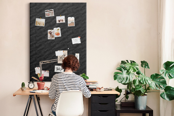 Pin board Black texture with a subtle charcoal pattern