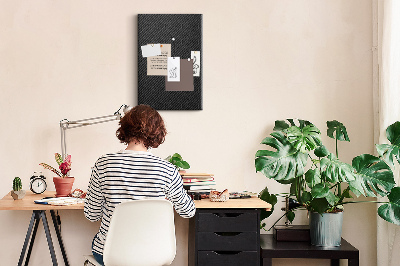 Pin board Black texture with a subtle charcoal pattern