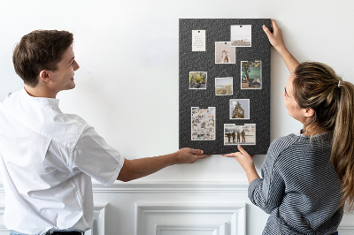 Pin board Black texture with a subtle charcoal pattern