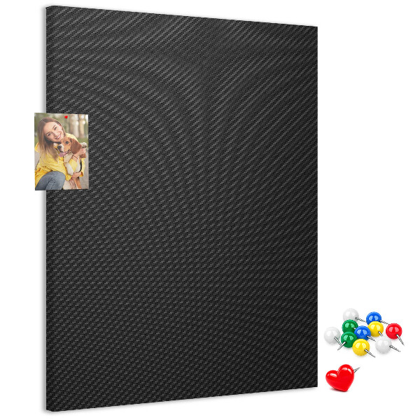 Pin board Black texture with a subtle charcoal pattern