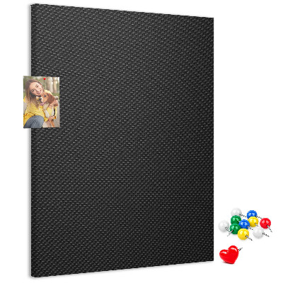 Pin board Black texture with a subtle charcoal pattern