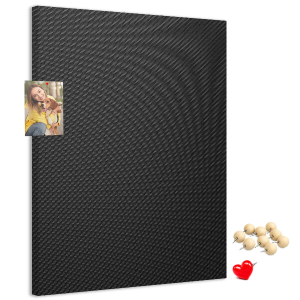 Pin board Black texture with a subtle charcoal pattern