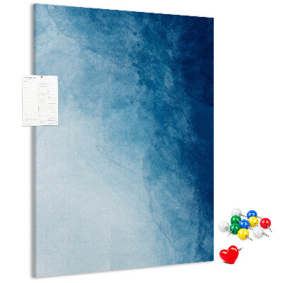 Pin board Shades of blue in a delicate weave