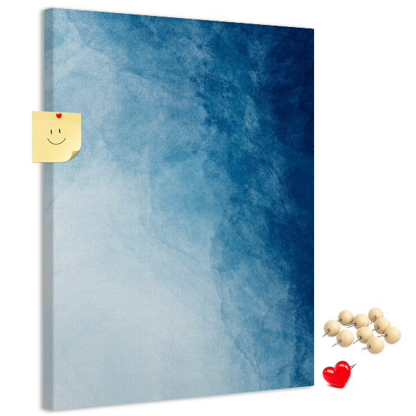 Pin board Shades of blue in a delicate weave