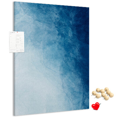 Pin board Shades of blue in a delicate weave