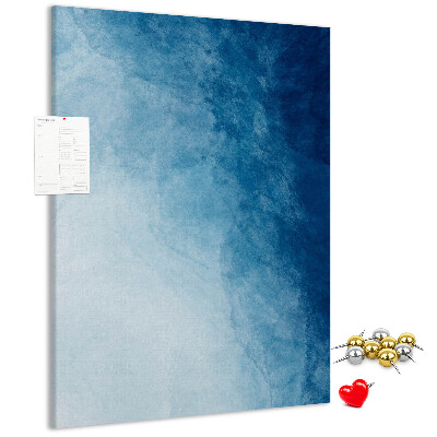Pin board Shades of blue in a delicate weave