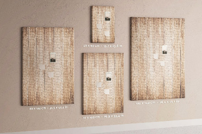 Memo cork board Natural pattern of wooden boards on the background
