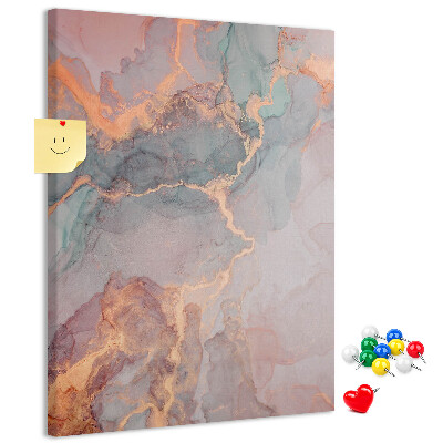 Memo cork board Abstract pattern with delicate veins