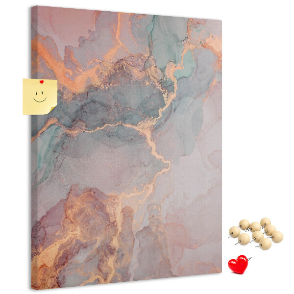 Memo cork board Abstract pattern with delicate veins