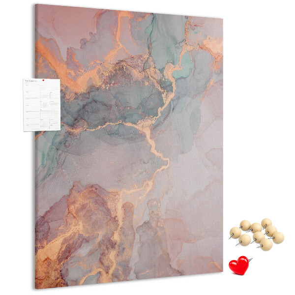 Memo cork board Abstract pattern with delicate veins
