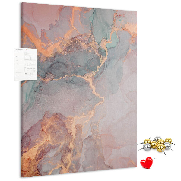 Memo cork board Abstract pattern with delicate veins