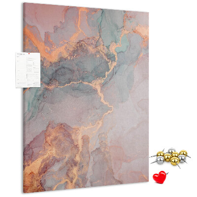 Memo cork board Abstract pattern with delicate veins