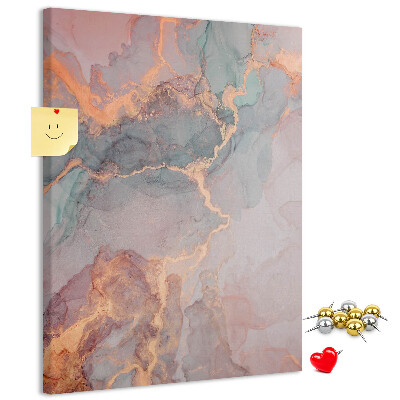 Memo cork board Abstract pattern with delicate veins