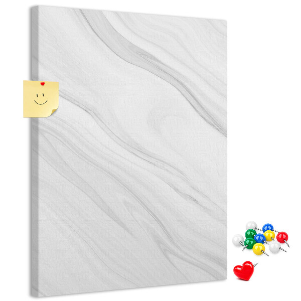 Pin board Elegant marble pattern in shades of gray
