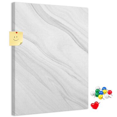 Pin board Elegant marble pattern in shades of gray