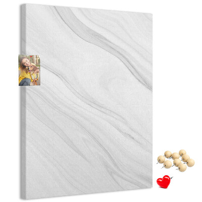 Pin board Elegant marble pattern in shades of gray