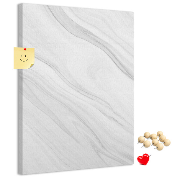 Pin board Elegant marble pattern in shades of gray