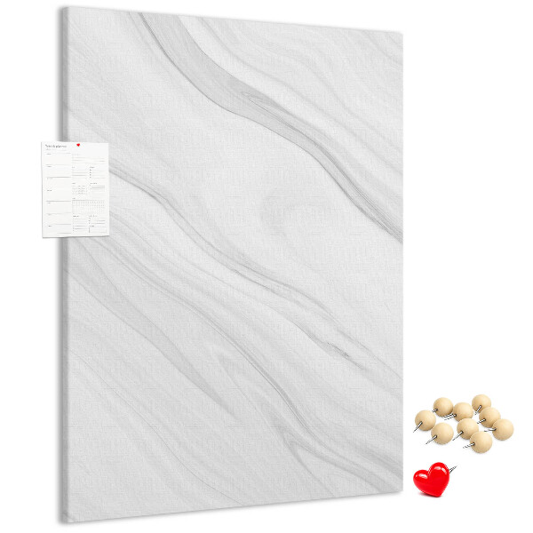 Pin board Elegant marble pattern in shades of gray
