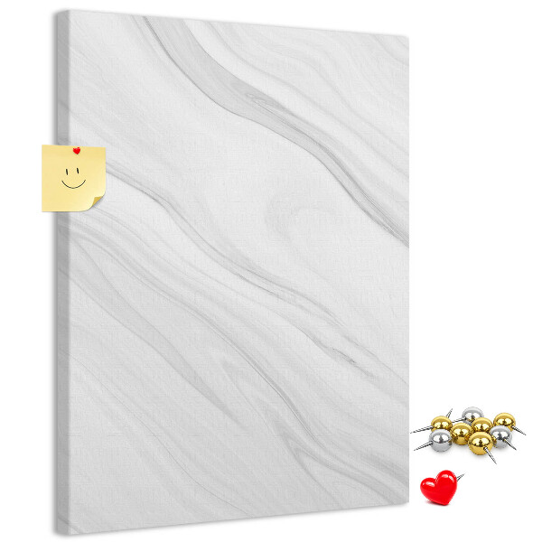 Pin board Elegant marble pattern in shades of gray
