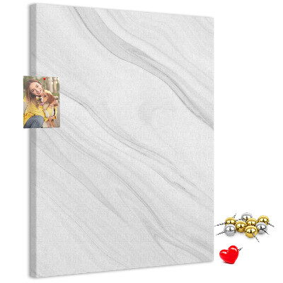 Pin board Elegant marble pattern in shades of gray
