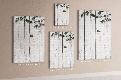 Pin board Rustic boards with delicate branches