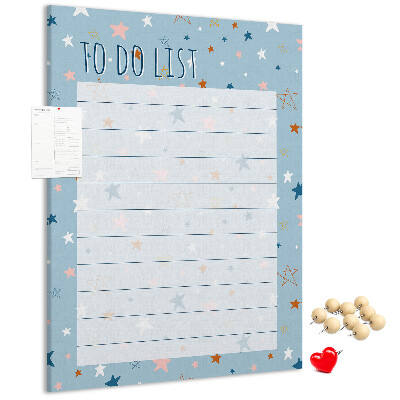 Pin board Star Theme for To Do Lists