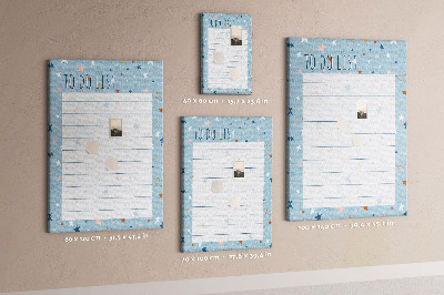 Pin board Star Theme for To Do Lists