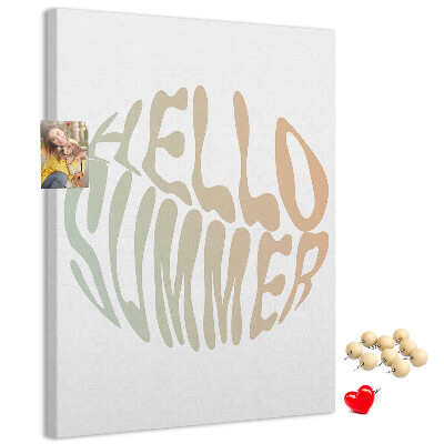 Pin board A retro summer welcome
