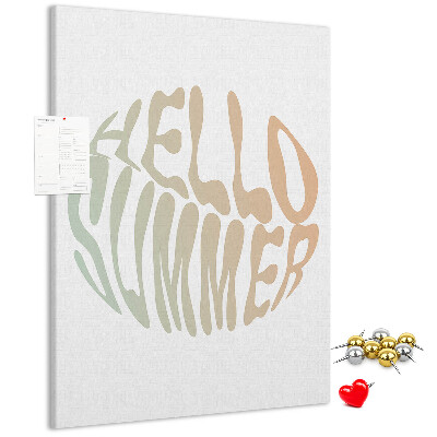 Pin board A retro summer welcome