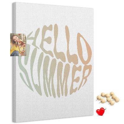 Pin board A retro summer welcome
