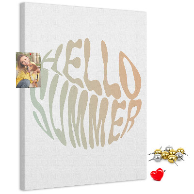 Pin board A retro summer welcome