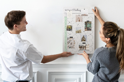 Wall cork memo board 30-Day Challenge Planner