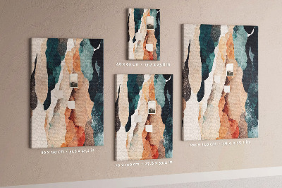 Pin board Abstract waves of color in soft tones