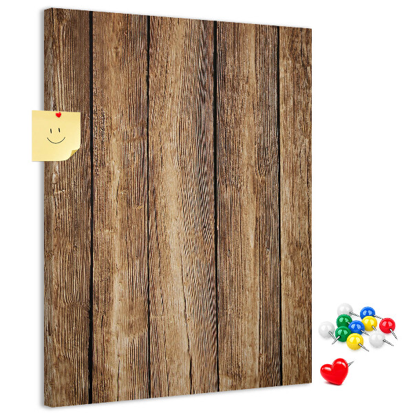 Wall cork memo board Natural wood texture background