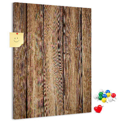 Wall cork memo board Natural wood texture background
