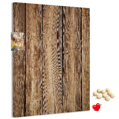 Wall cork memo board Natural wood texture background