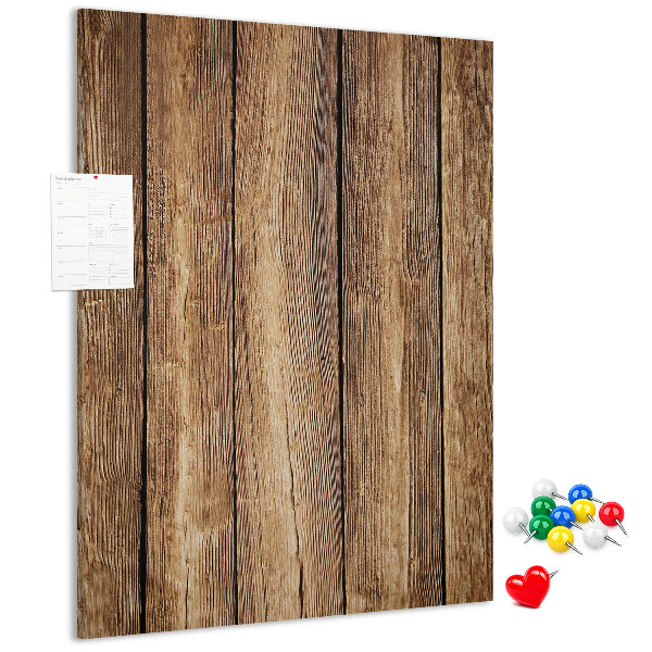 Wall cork memo board Natural wood texture background