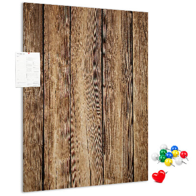 Wall cork memo board Natural wood texture background