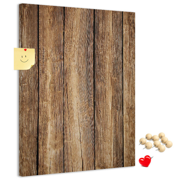 Wall cork memo board Natural wood texture background