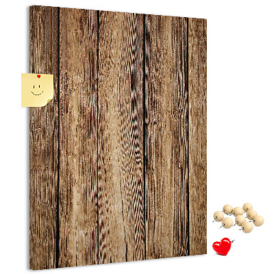 Wall cork memo board Natural wood texture background