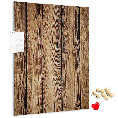 Wall cork memo board Natural wood texture background