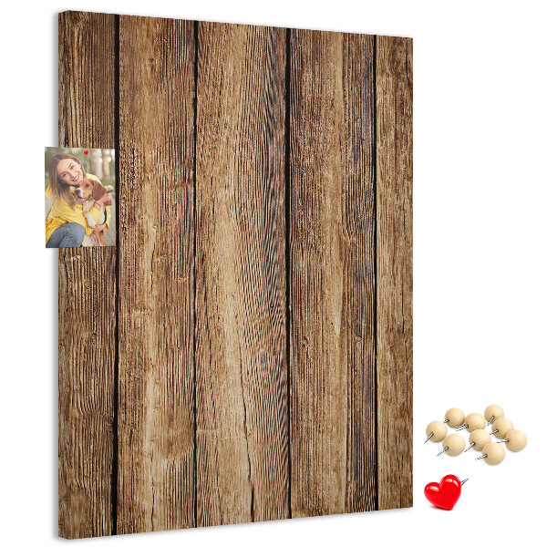 Wall cork memo board Natural wood texture background