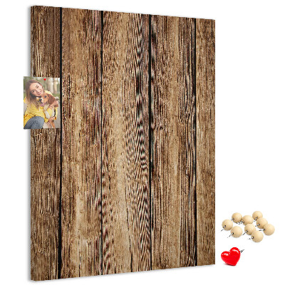 Wall cork memo board Natural wood texture background