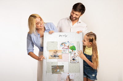 Pin board Annual planner with a minimalist design