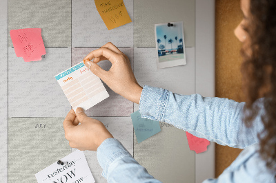 Pin board Annual planner with a minimalist design